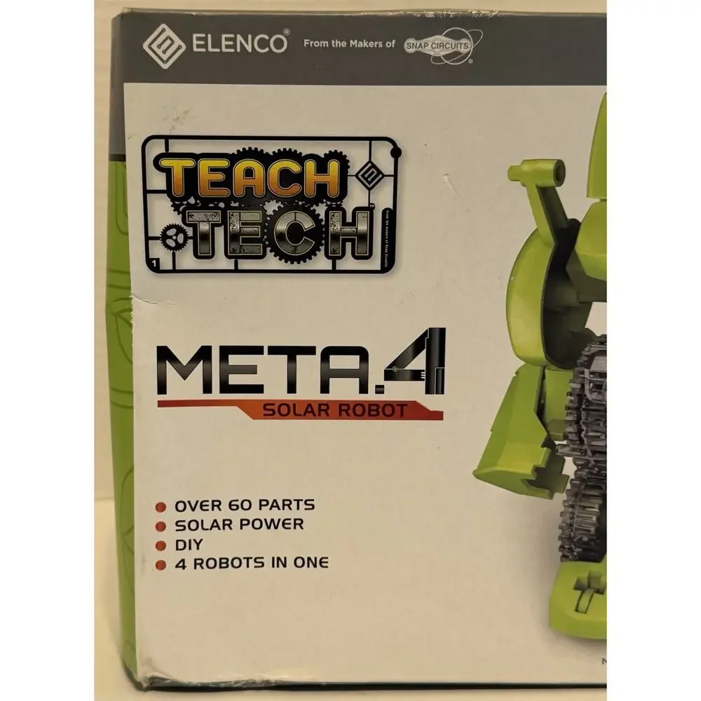 Elenco TEACH TECH Meta.4 Solar Robot Kit NEW SEALED IN PACKAGE